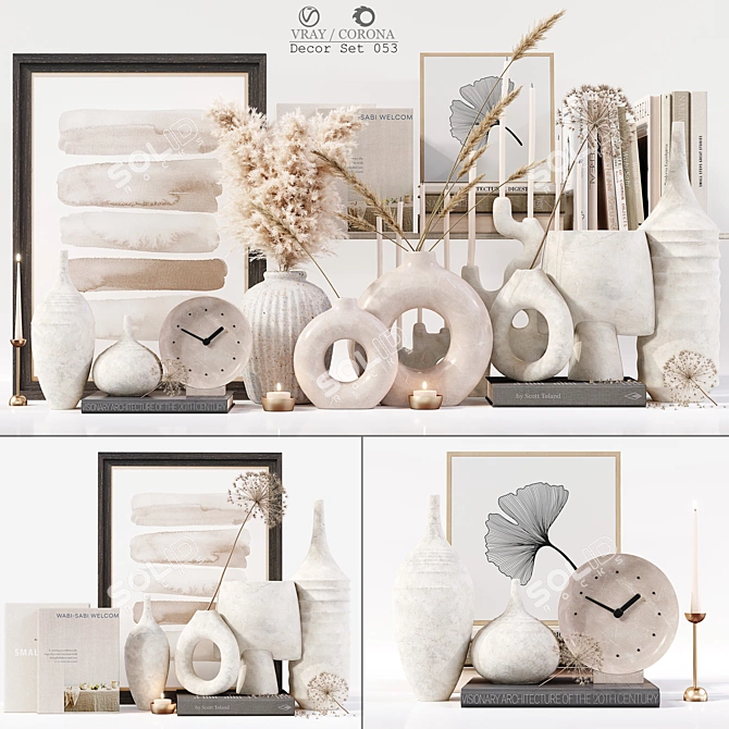 Luxury Decor Set 053: Exquisite 3D Models. 3D model image 1