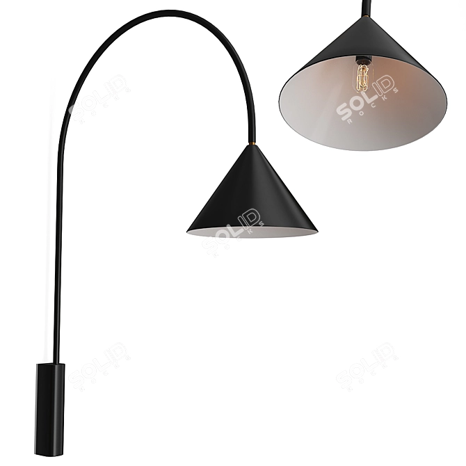 Contemporary Miniforms Ozz Wall Lamp 3D model image 1