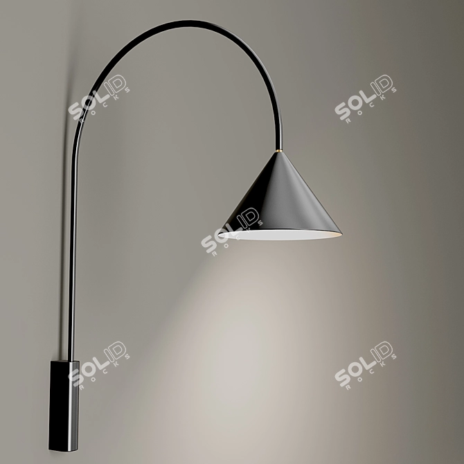 Contemporary Miniforms Ozz Wall Lamp 3D model image 2