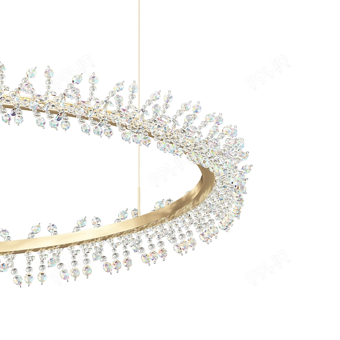 Elegant Laurel Chandelier: Stunning Lighting Fixture 3D model image 2