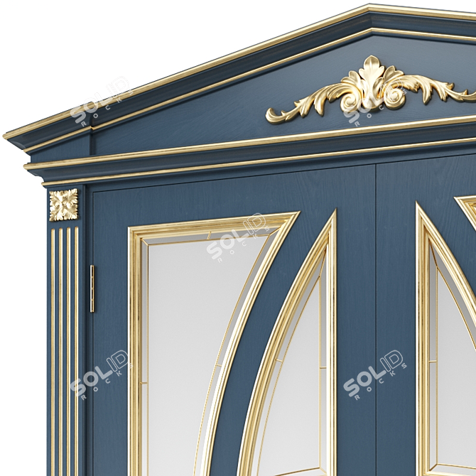 Elegant Interior Door 3D model image 2