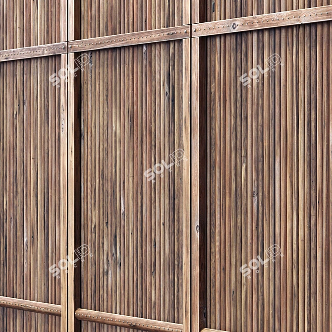 Decorative Straight Branch Screen - No.1 3D model image 5