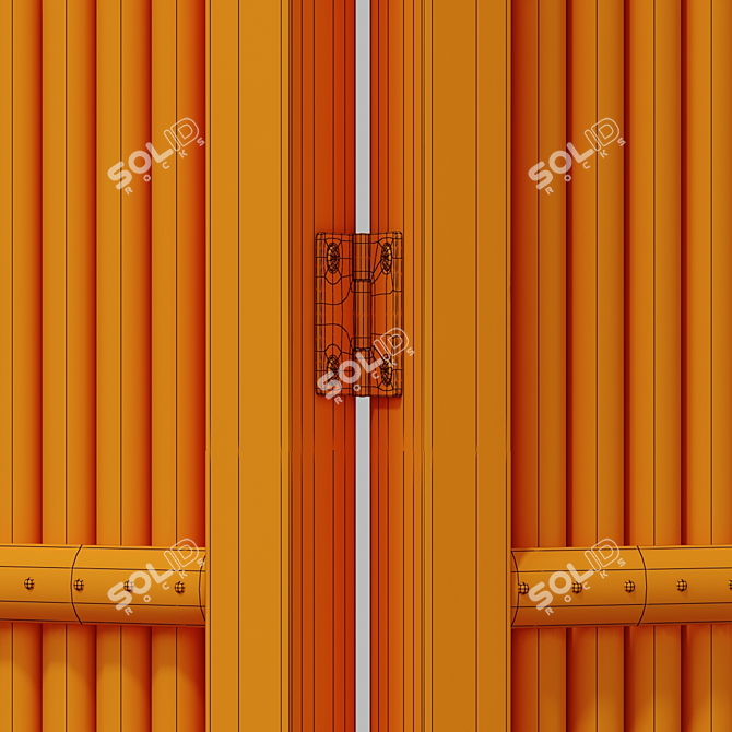 Decorative Straight Branch Screen - No.1 3D model image 7