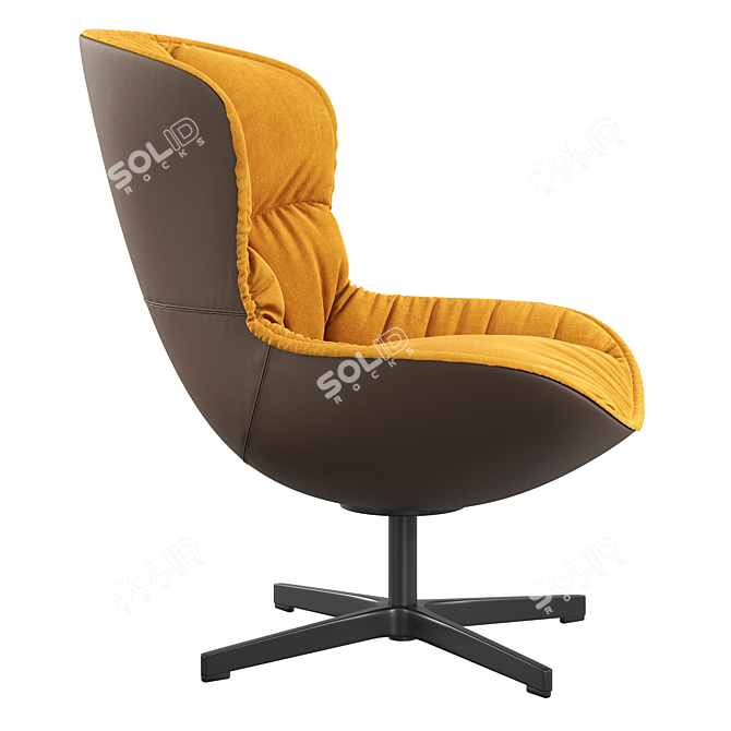 Elegant Italian Armchair: Softy 3D model image 1