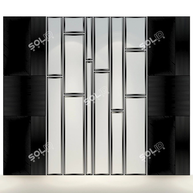 Elegant Wall Panel 76: Stylish and Versatile 3D model image 2