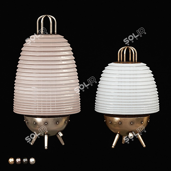 Apparatus SignalX: Stylish Table Lamp 3D model image 1