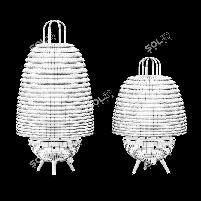 Apparatus SignalX: Stylish Table Lamp 3D model image 2