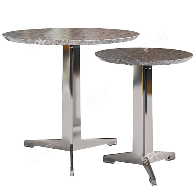 Flexform Fly Outdoor: Stylish and Compact Table 3D model image 1