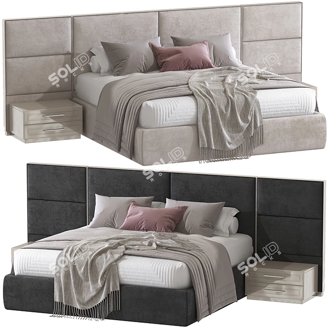 Milan Beds 2 - Modern and Stylish Mattress Collection 3D model image 1