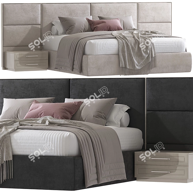 Milan Beds 2 - Modern and Stylish Mattress Collection 3D model image 3