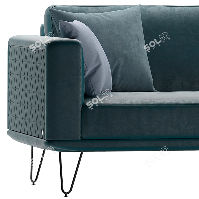 Luxurious Carre Villeroy & Boch Sofa 3D model image 3