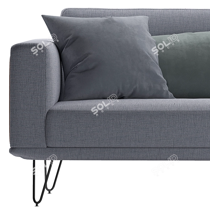 Luxurious Carre Villeroy & Boch Sofa 3D model image 4