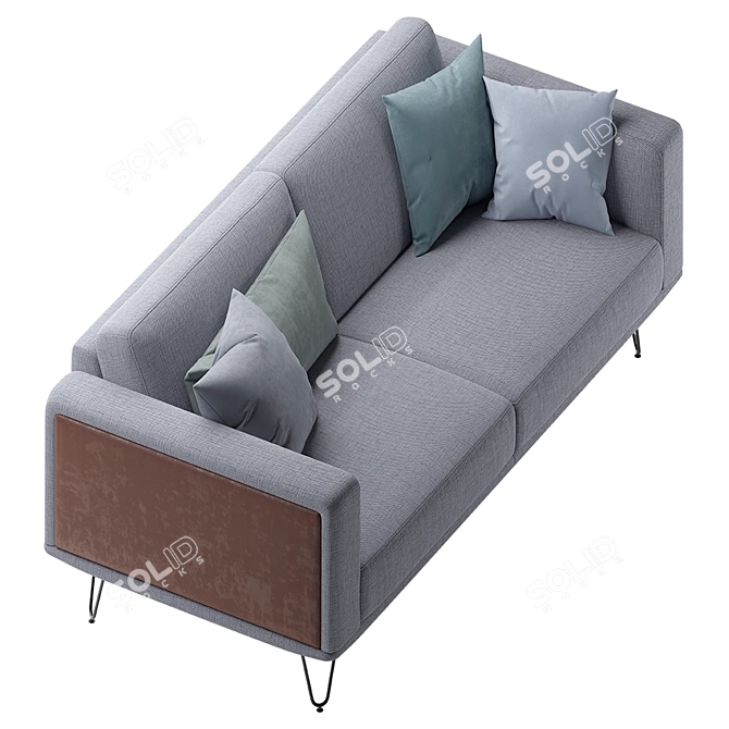 Luxurious Carre Villeroy & Boch Sofa 3D model image 5