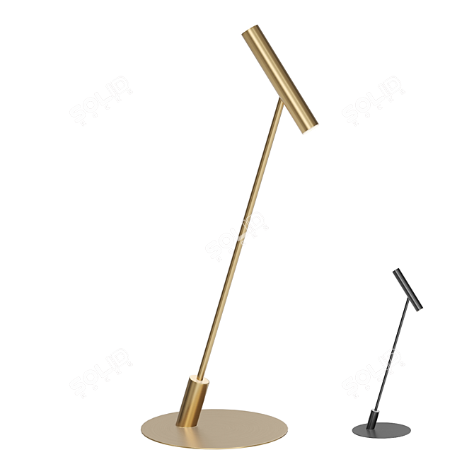 Modern Desk Lamp with Tilted Stand - Lampatron ADLAUG TAB 3D model image 1