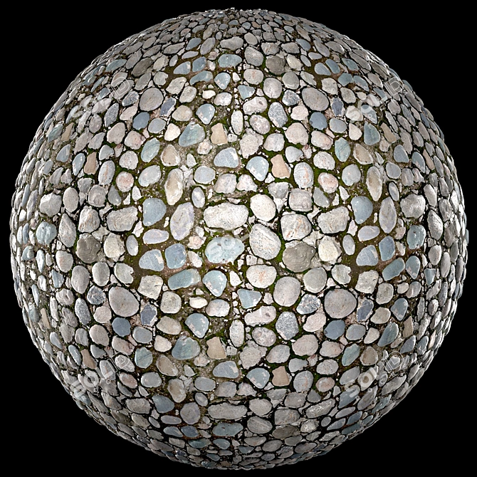 PBR 4k Metal Pavement Scan 3D model image 4