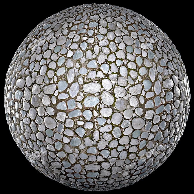 PBR 4k Metal Pavement Scan 3D model image 5