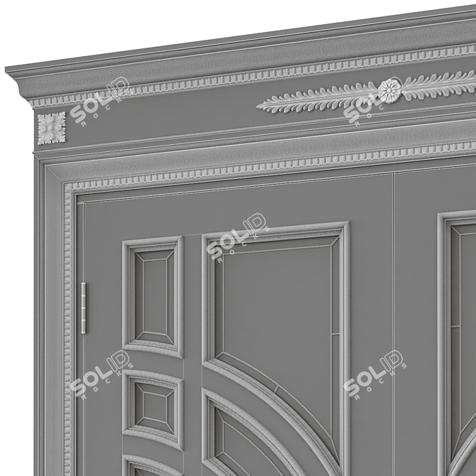 Modern Interior Door: 3dsmax + FBX 3D model image 5