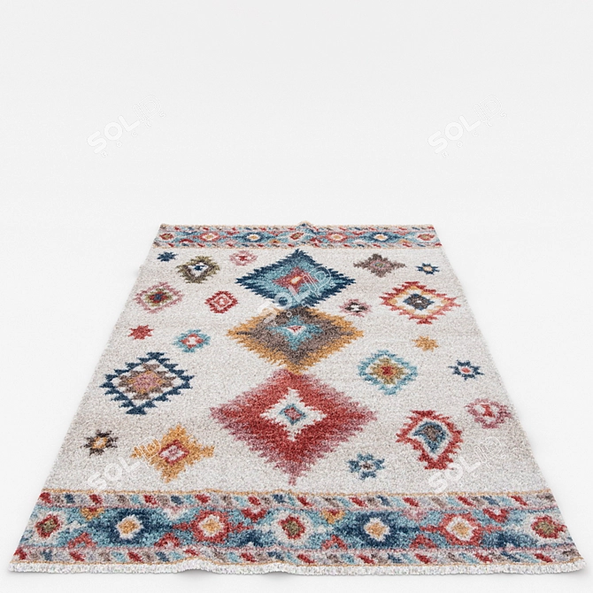 Versatile Rugs Set 3D model image 6