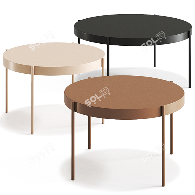 430 Dining Table: Sleek & Stylish Design 3D model image 1