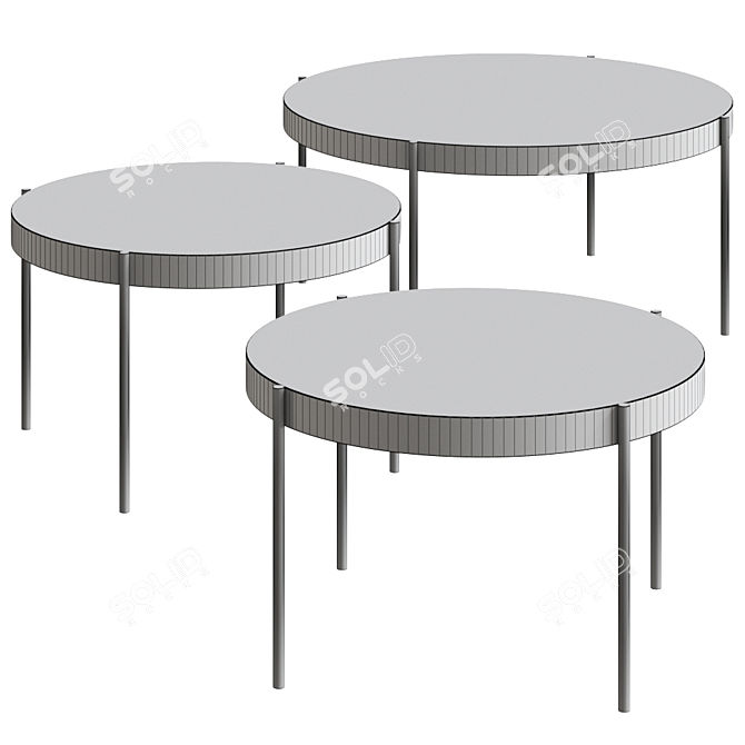 430 Dining Table: Sleek & Stylish Design 3D model image 2