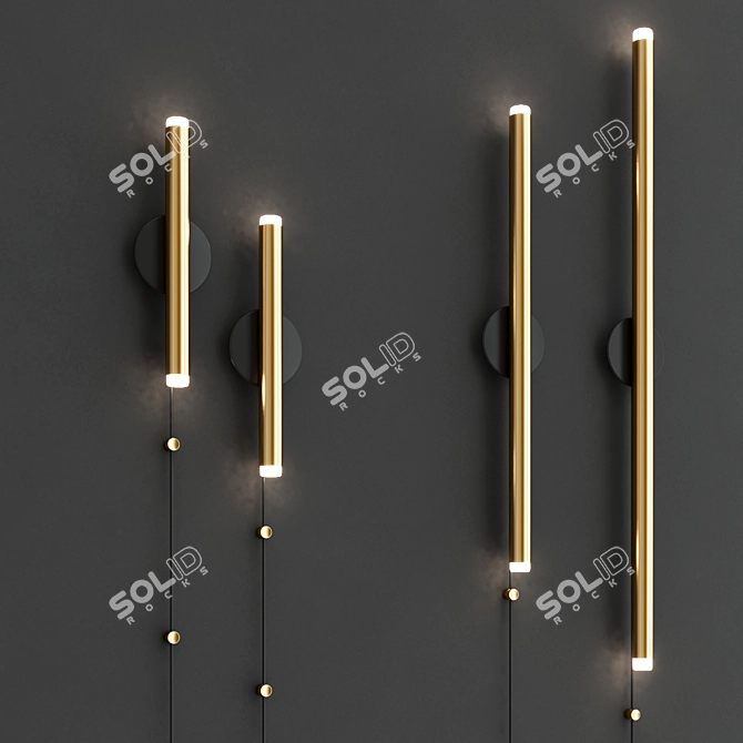 Sleek Stilo Lighting Solution 3D model image 2