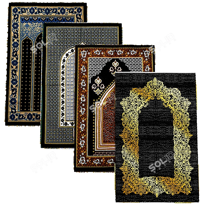 Divine Comfort Prayer Rugs 3D model image 1