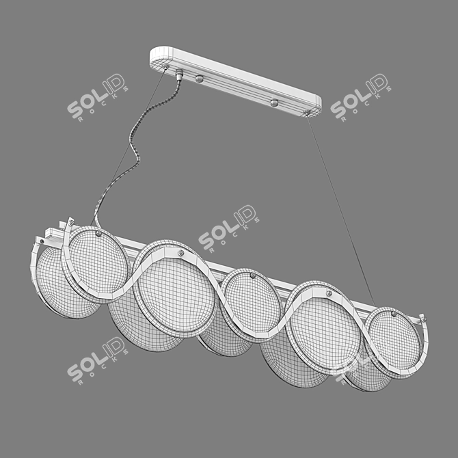 Smart Home Chandelier: Bogate's Galicia 3D model image 3