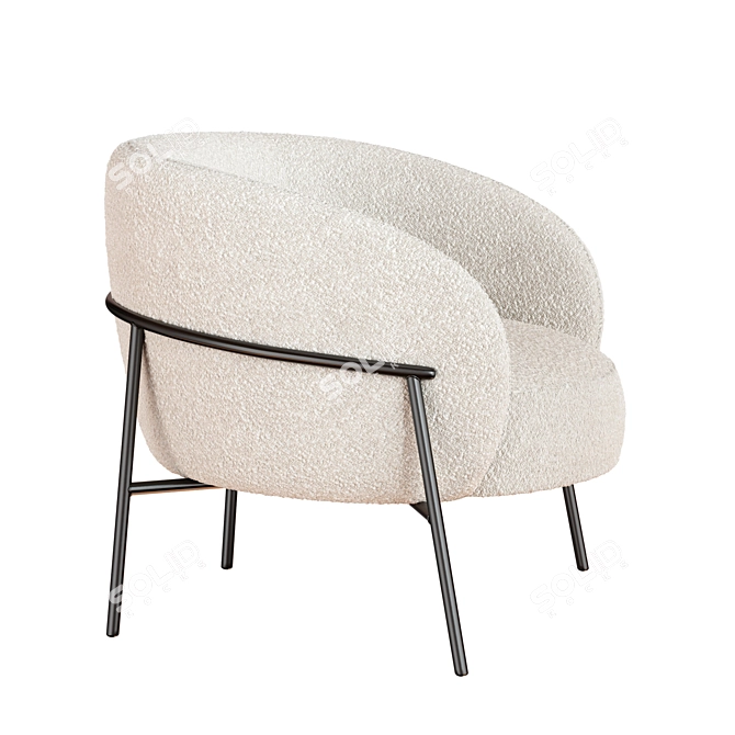 Comfort Maximize Easy Chair 3D model image 3