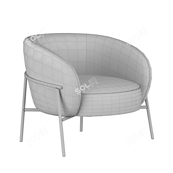 Comfort Maximize Easy Chair 3D model image 4