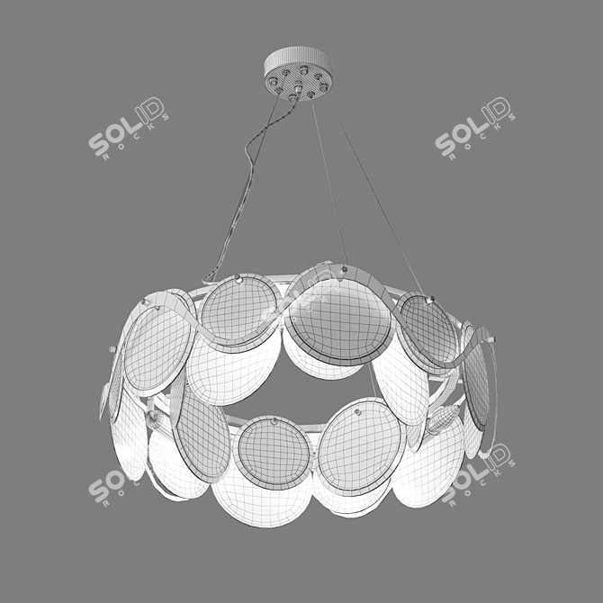 Smart Home Hanging Chandelier by Bogates Galicia 3D model image 3