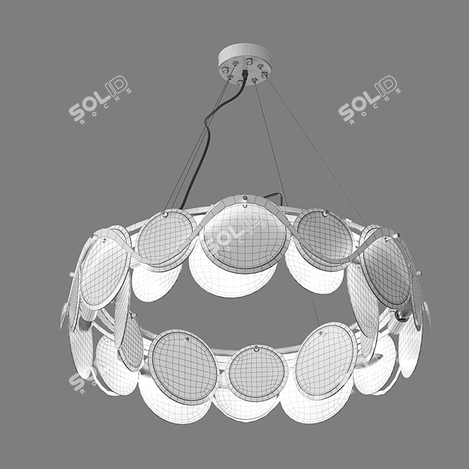 Title: Smart Home Chandelier | Bogates Galicia 3D model image 3