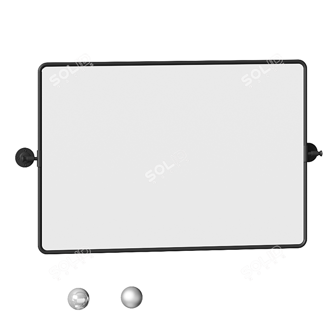 Pivot Vanity Mirror by Pottery Barn 3D model image 1