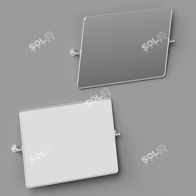 Pivot Vanity Mirror by Pottery Barn 3D model image 3