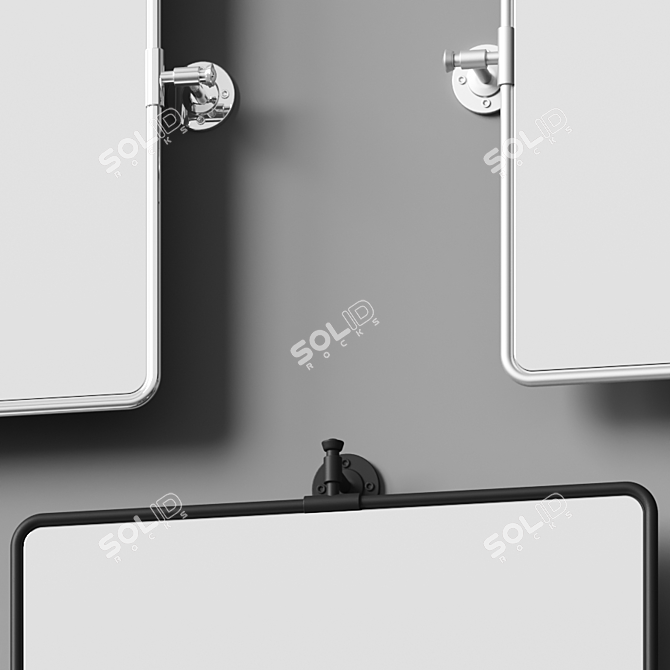 Pivot Vanity Mirror by Pottery Barn 3D model image 5