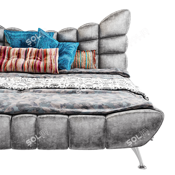 Cloud 7 Bed: Futuristic Comfort 3D model image 5