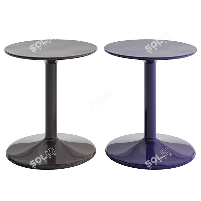 B&B Italia Spool Outdoor Small Table 3D model image 1