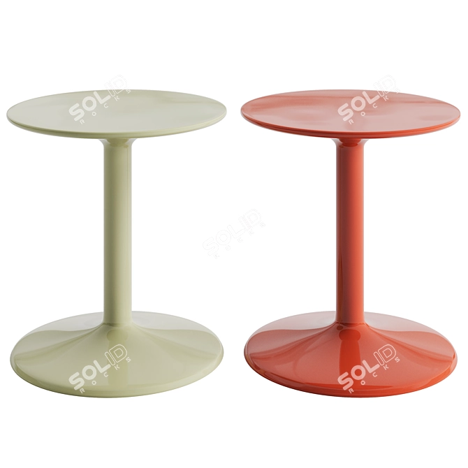 B&B Italia Spool Outdoor Small Table 3D model image 3