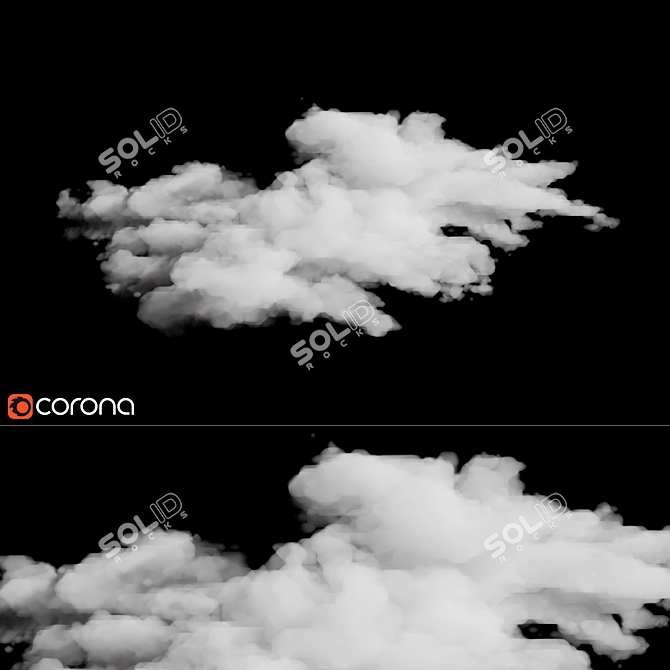 Cloudscape: Versatile 3D Cloud Model 3D model image 1