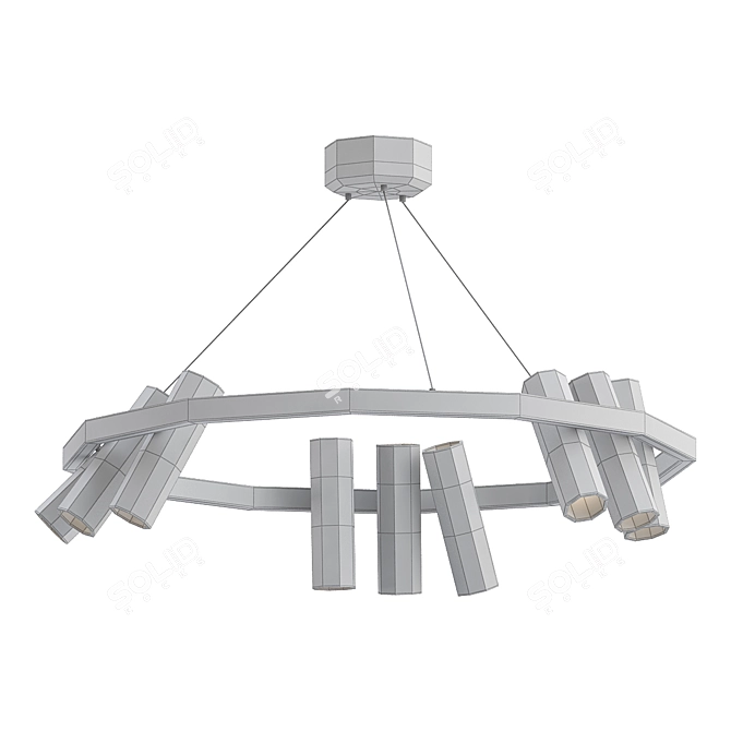 Sleek Track Lighting Solution 3D model image 2