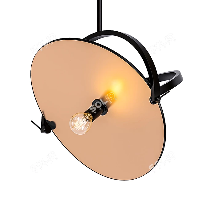 Cyclope Suspension Lamp: Sleek and Modern 3D model image 1