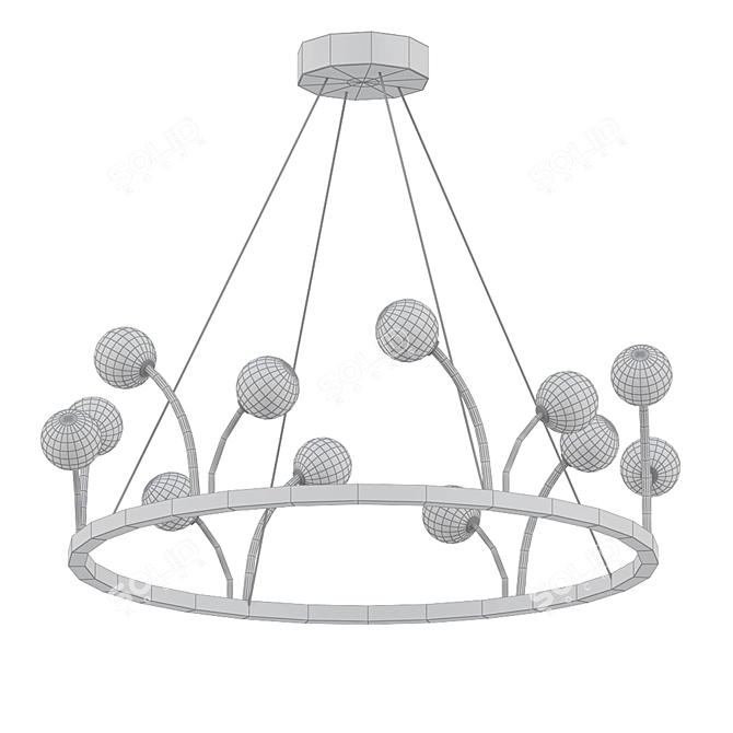 Modern Design LED Lamp "ALET 3D model image 2