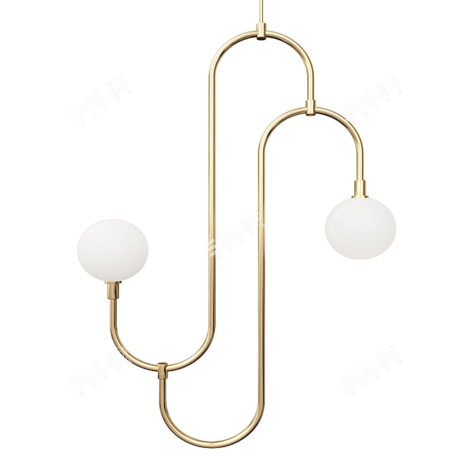 Elegant Design Lamp Vetto 3D model image 1