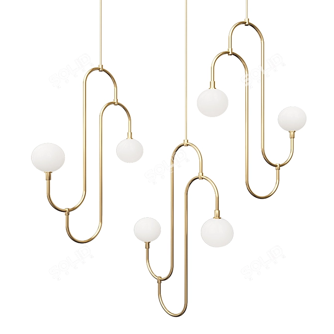 Elegant Design Lamp Vetto 3D model image 2
