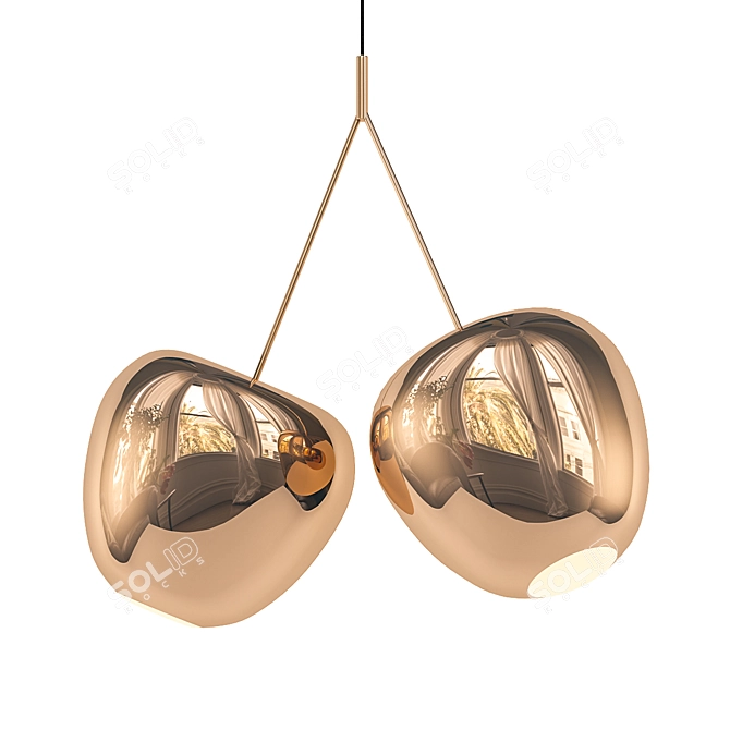 Modern Cherry Pendant Lamp 3D model image 1