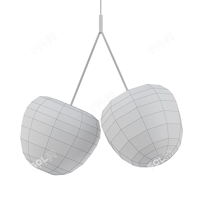 Modern Cherry Pendant Lamp 3D model image 2