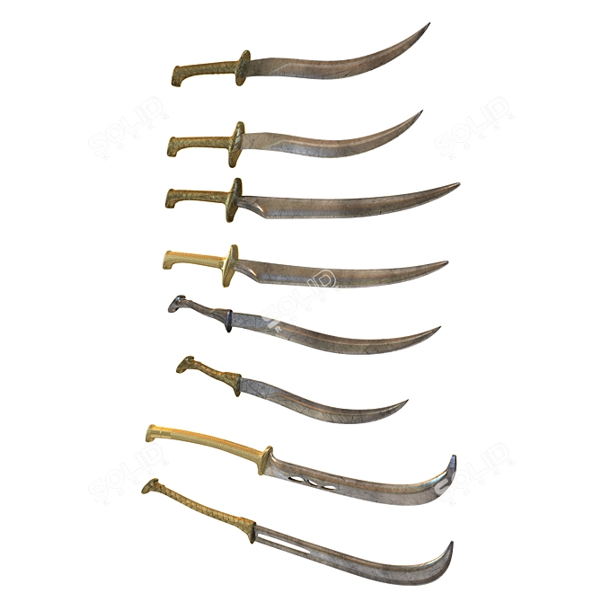 Versatile Sword Pack 2015 3D model image 5