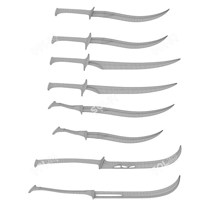 Versatile Sword Pack 2015 3D model image 6