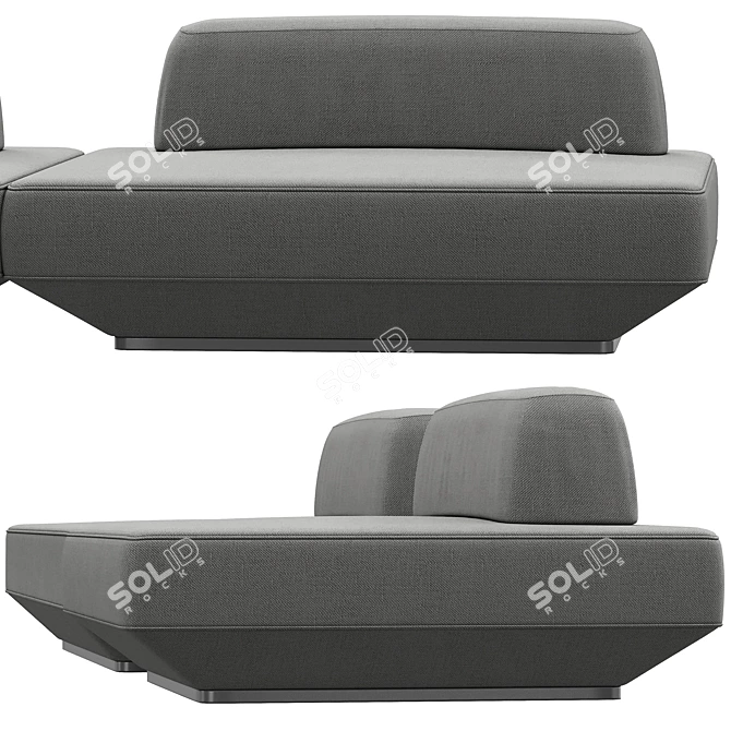 Tommy Boca: Modern Sofa Inspiration 3D model image 2