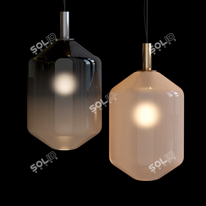 Misty Glow Ceiling Lamps 3D model image 7