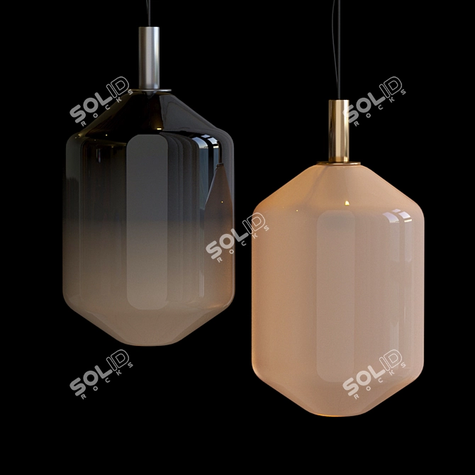 Misty Glow Ceiling Lamps 3D model image 8